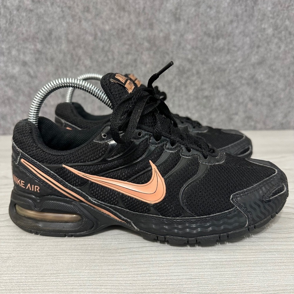 Nike Air Max Torch 4 Women Running Shoes Black Rose‎ Gold Size 8